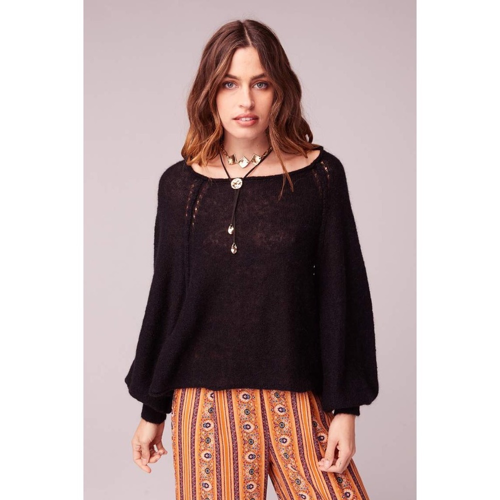 BRAND NEW! Band of Gypsies Bishop Sleeve Sweater